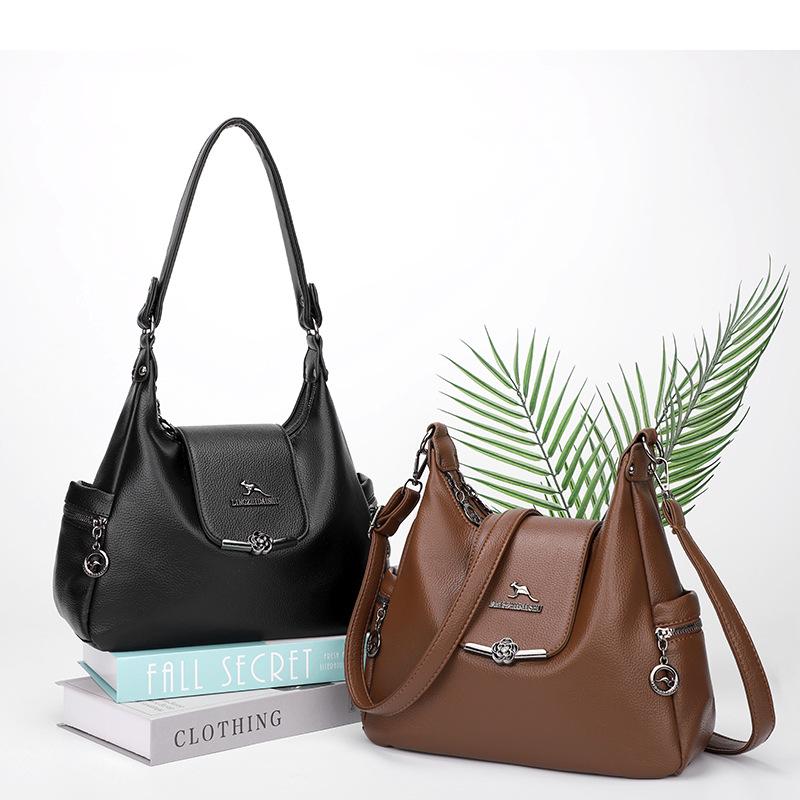 Kangaroo Large Capacity Luxury Crossbody Bag – 2025 Versatile Fashion Commuter Shoulder Bag