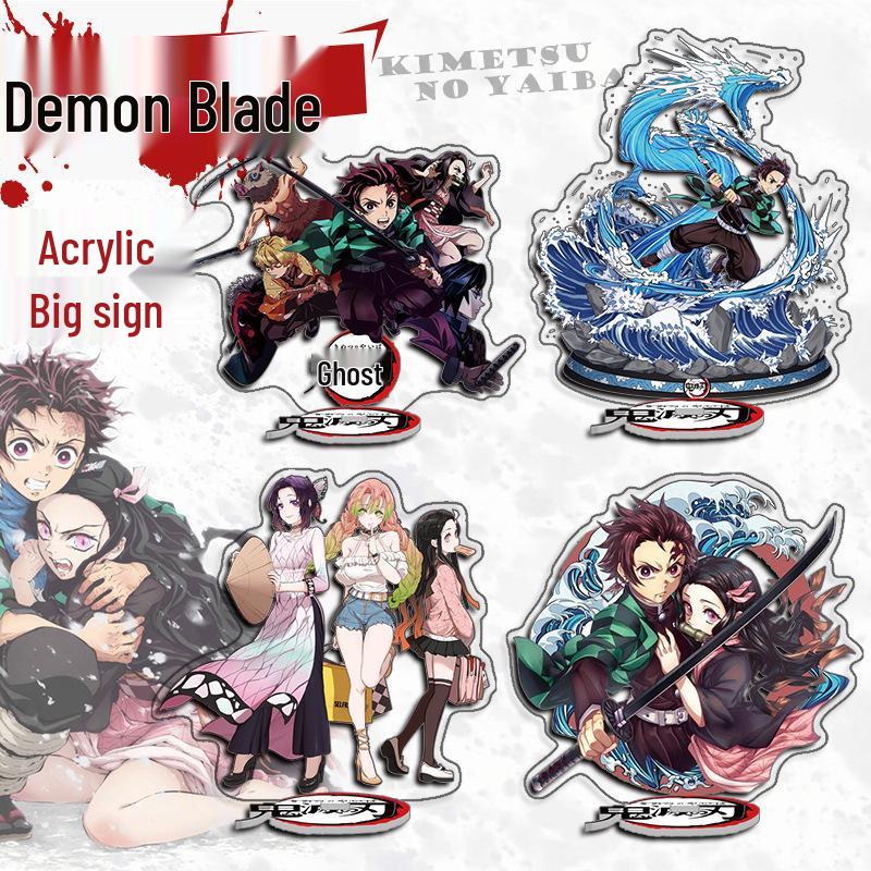Demon Slayer 40-1 Duży Akrylowy Standee: Kolekcjonerska figurka Tanjiro i Nezuko