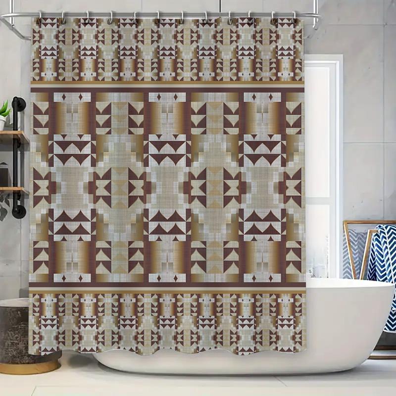 

Dog Portrait Shower Curtain Autumn Leaves Print Bathroom Decor For Home Decoration Waterproof Washable White Grey Red Eye Style W60H190(CM)-1 Pcs