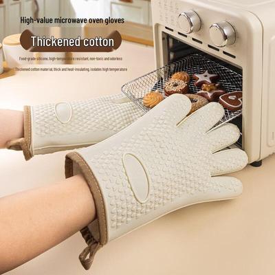 Luvas de Forno de Silicone Resistentes ao Calor