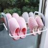 Space Saving Non-Slip Laundry Drying Hanger Foldable Shoe Storage Clothes Hanger Balcony Storage Rack Window Guardrail
