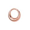 Ovaler G23 Titan Nasen- und Lippenpiercingschmuck - Nahtloser 316L Nasenring/Ohrring