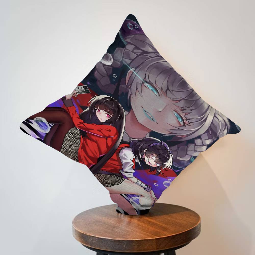 K-Kakegurui Y-Yumeko J-Jabami Cushion Cover Decorative Pillow Sofa Home Decor case pillow cases