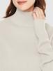 Mila Owen Sleeve Design High Neck Knit Pullover 09WNT225075 IVR 1 Women's