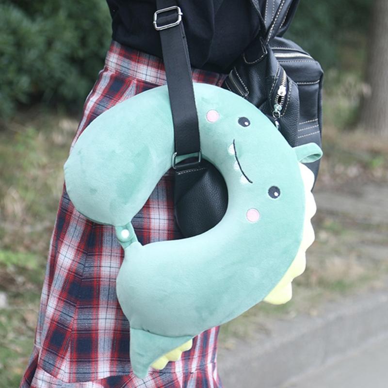 Ushaped Travel Pillow Cartoon Animal Neck Pillows for Travel Office Work Home