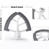 Šlehač s flexibilním okrajem pro KitchenAid mixér 4,5-5 litrů s naklápěcí hlavou, stojanový mixér s dvojitým silikonovým okrajem