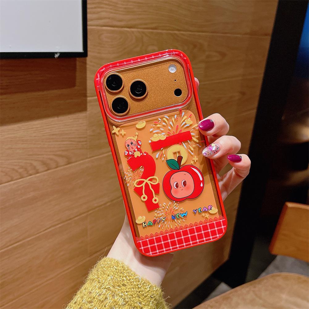 

Red Star Cartoon iPhone 14/13 Case - Anti-Fall for Apple PROMAX iPhone 14 Pro