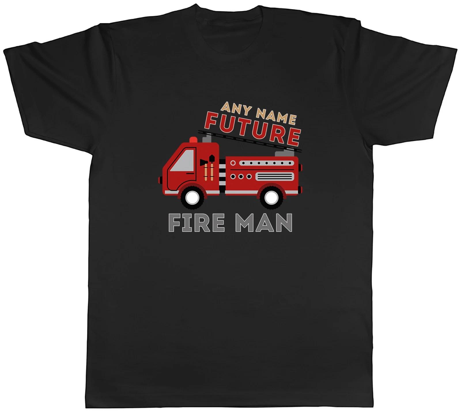 Personalised Any Name Future Fire Man Engine Mens T-Shirt Tee Gift Top XL