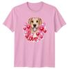 Love TShirt Labrador Valentines Dogs Gift For Him And Her
