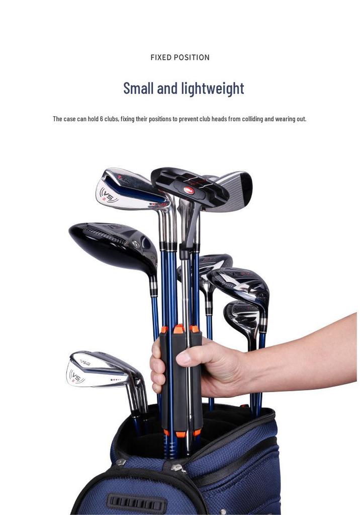 PGM Portable Golf Club Holder & Storage Rack - Compact, Lightweight, Easy to Use