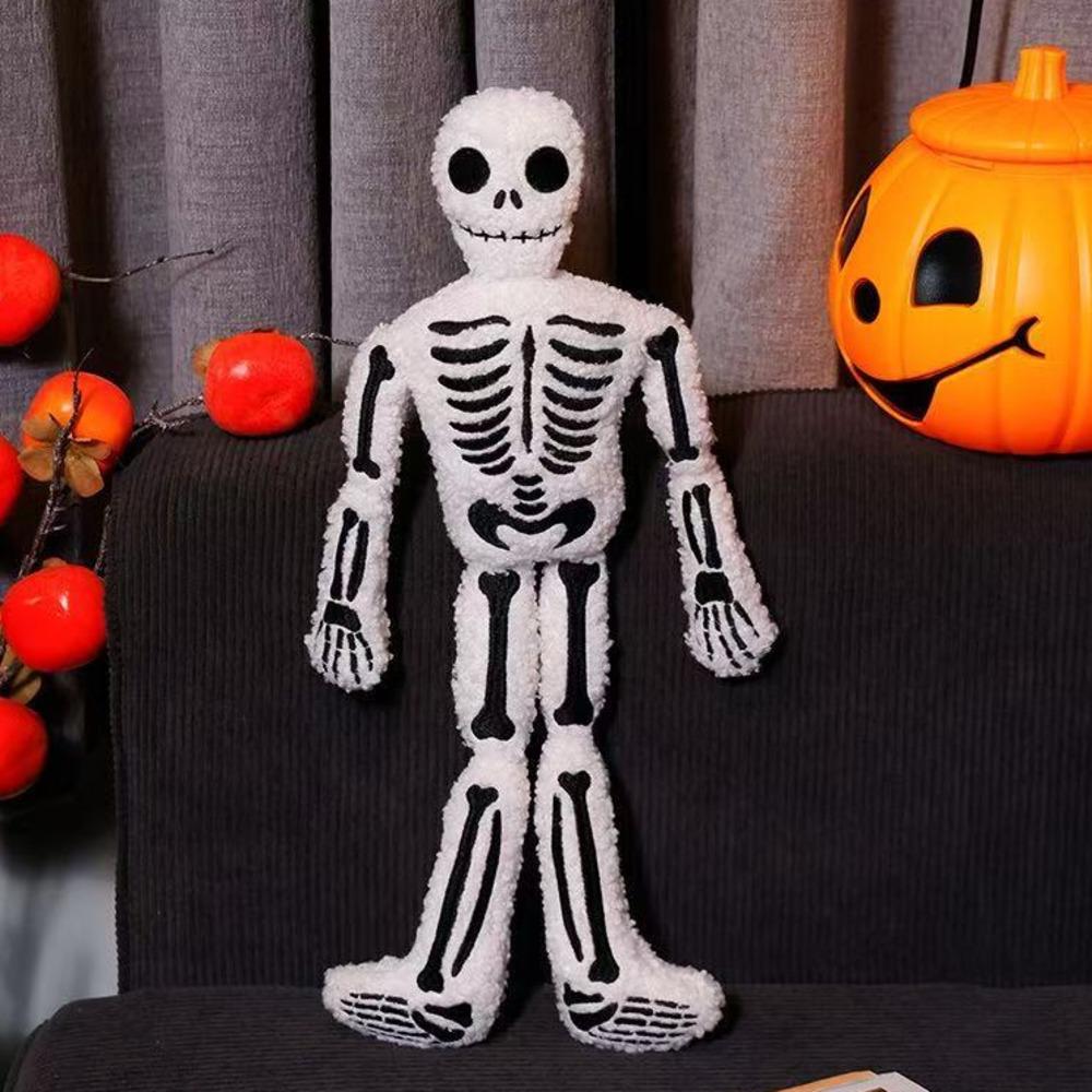Halloween Joint Mobility Skeletons Plush Toy Skeletons Doll Joint Mobility Skeletons Plushie Halloween Monster Plush Toy