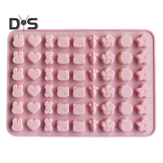 

Пищевая силиконовая форма для помадки, нелипкая, экологически чистая, силиконовая форма для помадки, форма для мыла и свечей розовый