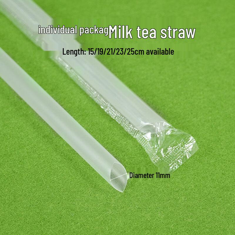 ZISIZ Disposable Bubble Tea Straws