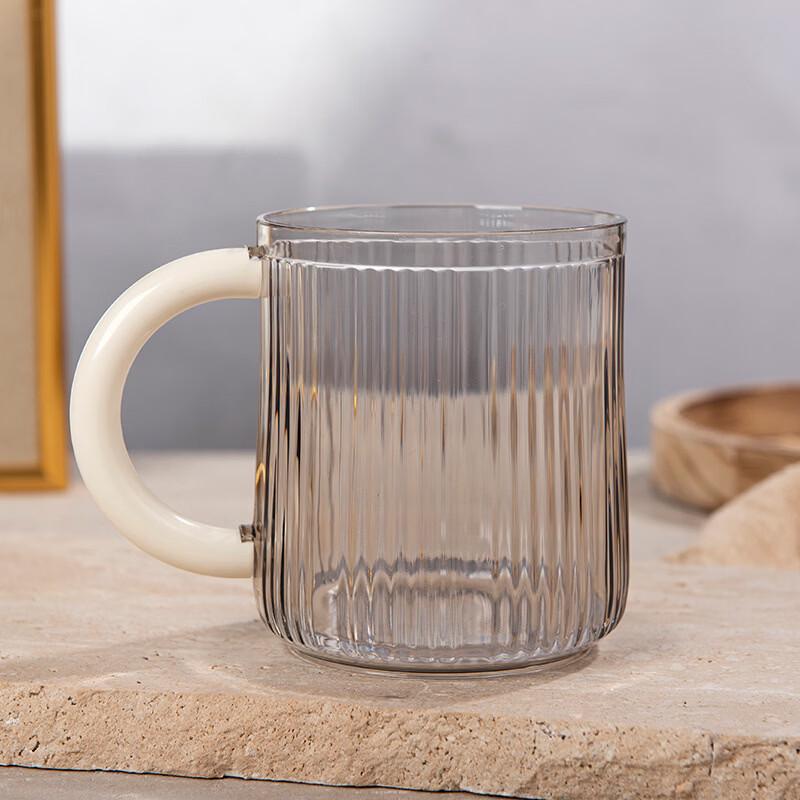 YIXI Stylish Rainbow Glass Mouthwash Cup