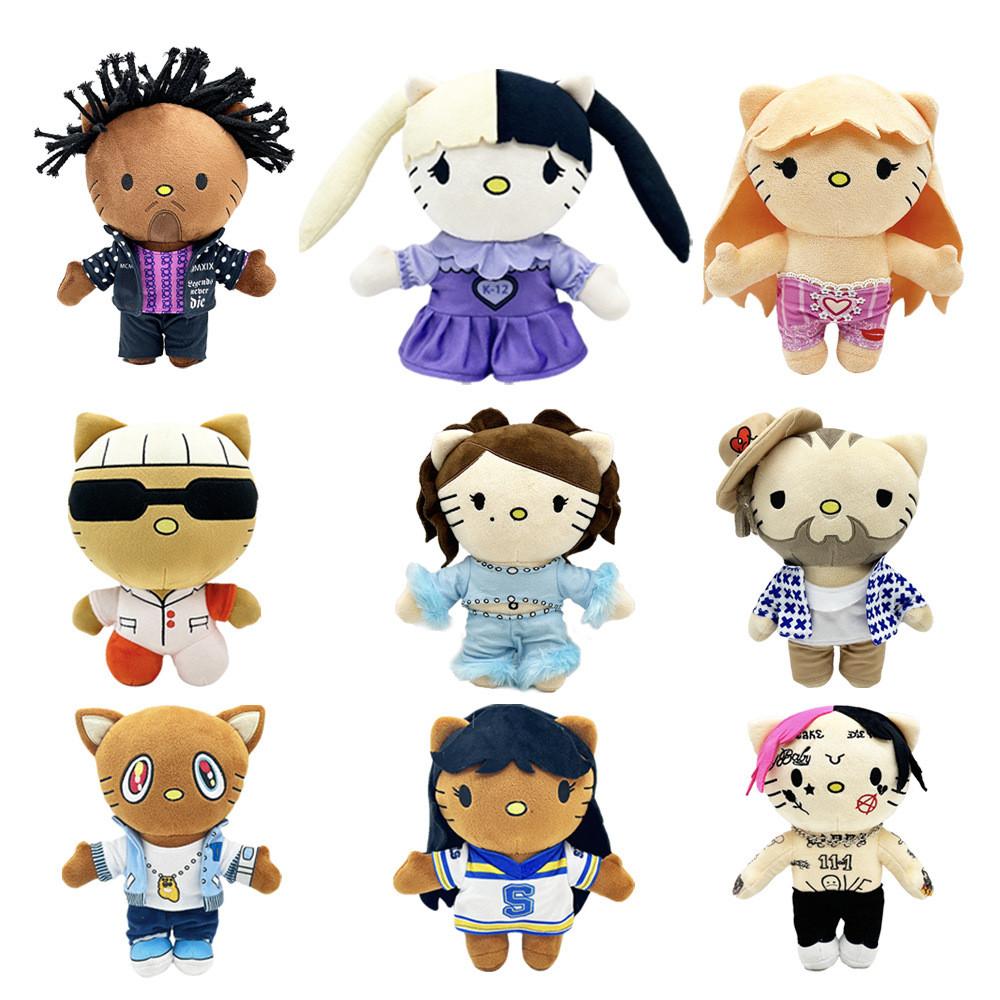 Travis Plush Scott  Toy Cat  Dressed   Wear Clothes Stuffed Dolls Gifts Cute