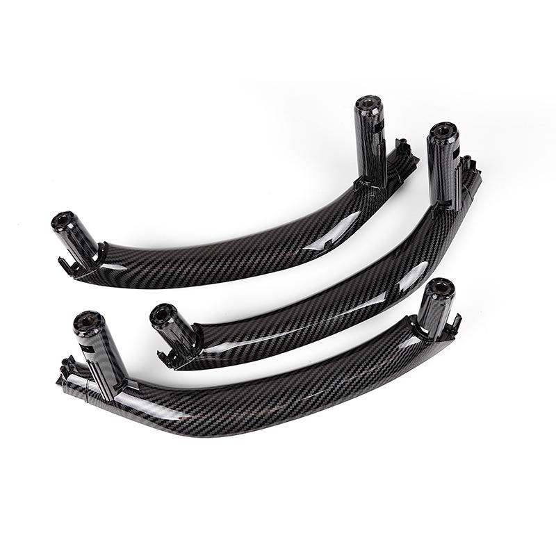 BMW X5/X6 F15/F16 Wewnętrzna klamka drzwi z fakturą włókna węglowego - listwa