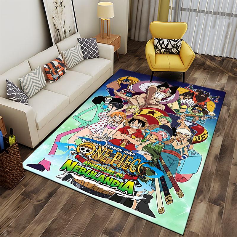 One Piece Adventure Carpet suitable as a non-slip mat for the living room or bedroom sofa