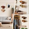 2 Pack Acrylic Cowboy Hat Rack for Wall, 3-Position Adjustment Wall Mount Hat Holder Organizer for Western Cowboy Hats, Fedoras, Sun Hats