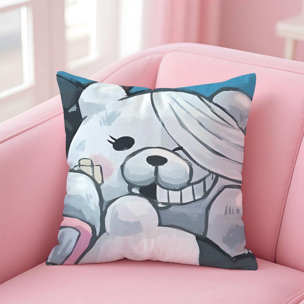 SShirokuma Cushion Cover Pillow Case Soft Friendly Fabric  Concealed Zipper