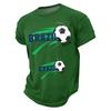 Men's Casual Lightweight Breathable Short Sleeve T-Shirt Crew Neck Printed Graphic Design for Everyday Wear Sports and Leisure