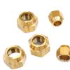 Brass Flare Nut Fit For Tube O.D 6/8/10/12mm Female Thread Fitting Air Conditioner