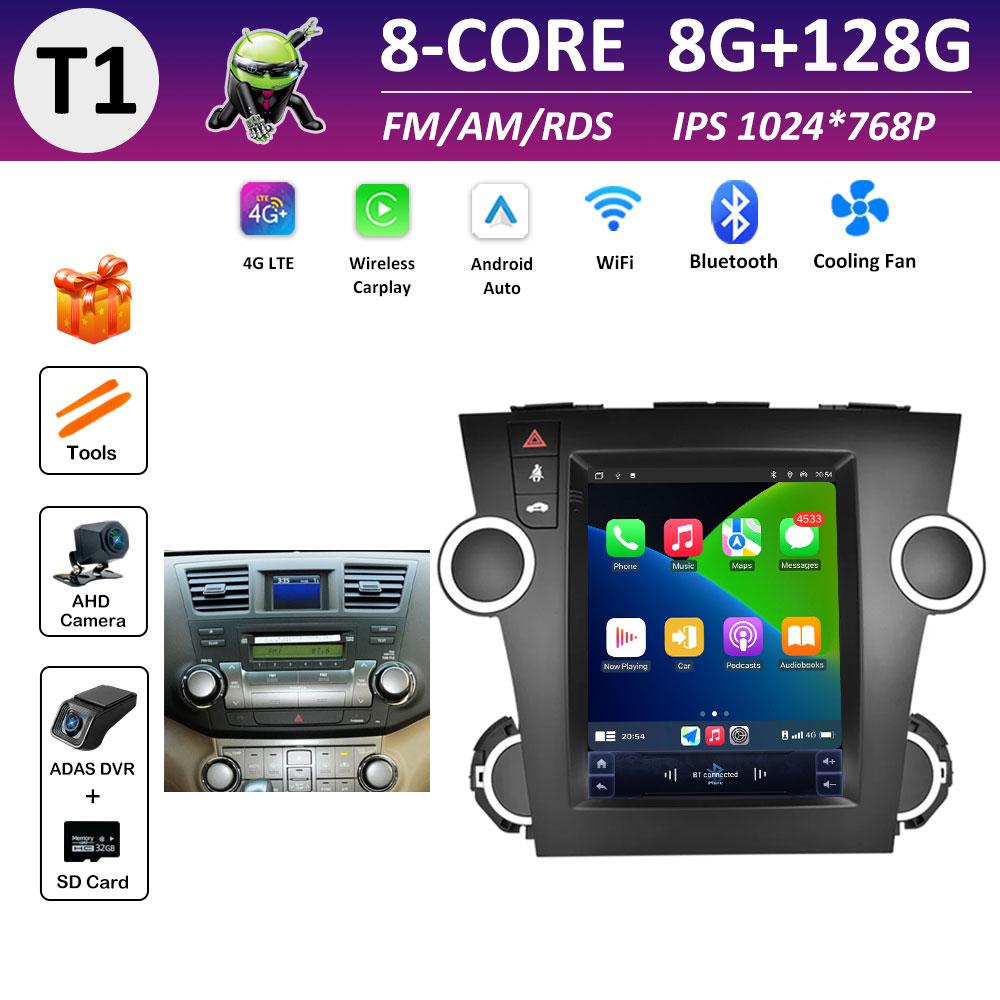 Android Intelligent System for Toyota Highlander 2009 2010 2011 2012 - 2014 GPS Navigation WIFI IPS Touch Screen Auto Tools WIFI