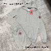 Mens Hooded Long Sleeve Cotton Sweatshirt Casual Sportswear Set Slim Fit Pure Color Wear