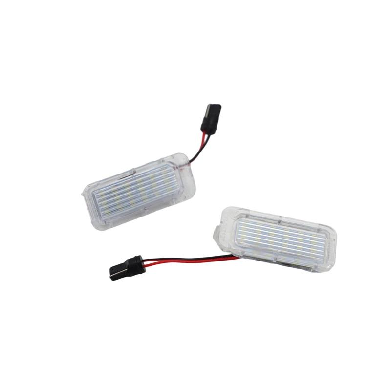 12V Car License Plate Lights For Ford Focus MK2 MK3 Fiesta Mondeo MK4 C Max MK1 Kuga Galaxy T10 LED Lamp Automotive Accessories