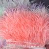 Decorative Feather Cloth Strip 10-15Cm Ostrich Hair Cloth Edge Dress Cuffs Latin Dance Skirt Diy Clothing Accessories