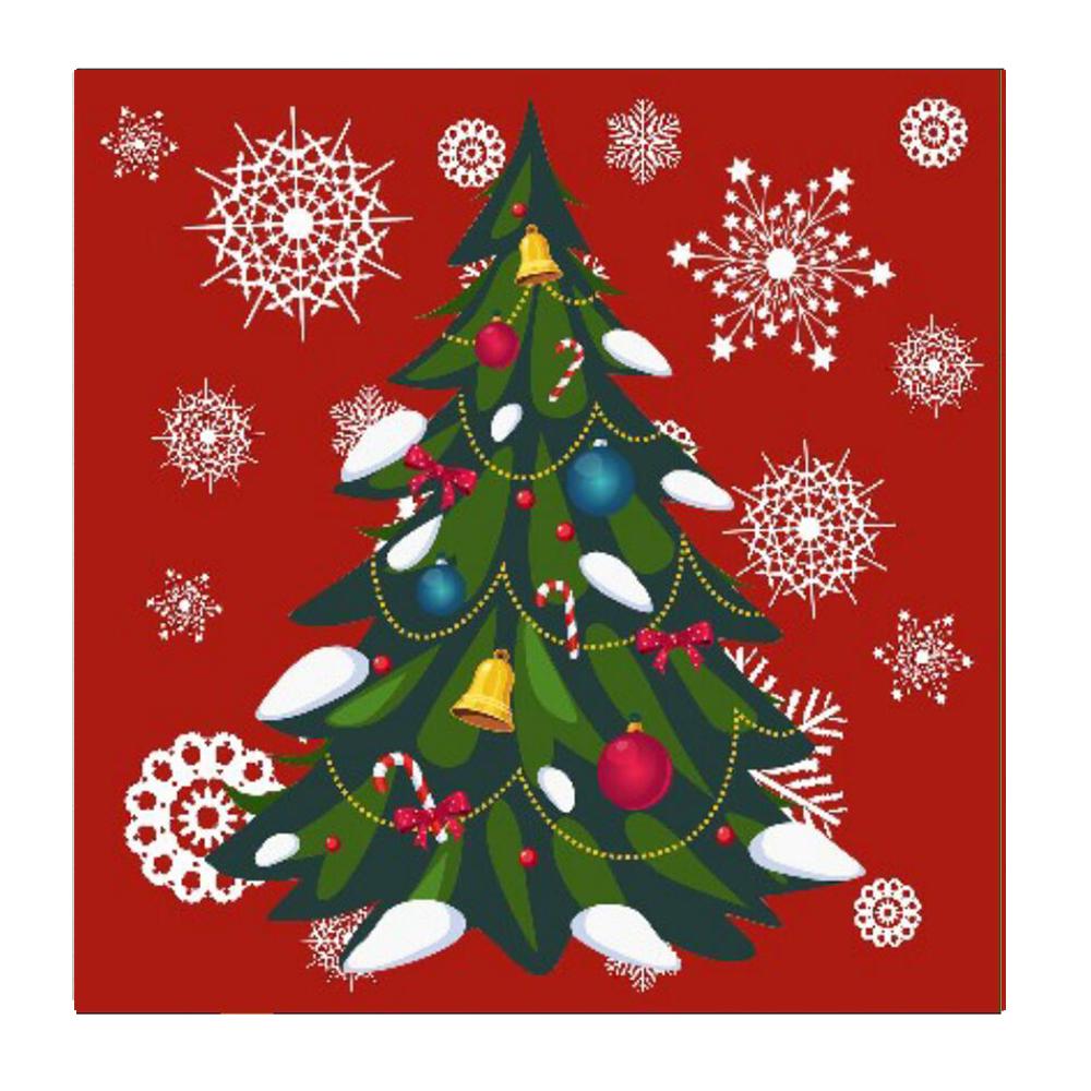 

Мультфильм 5D алмазная живопись Санта-Клаус вышивка крестом Снеговик Рождественская елка мозаика круглая алмазная вышивка Рождественский подарок 25X25cm