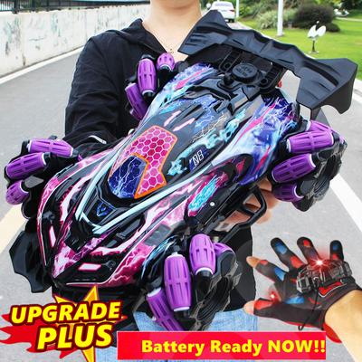 Nový 4WD Cool Spray Stunt Drift Car se světly Snímání gest 360° Rotace 4x4 Off-Road Drift Závodní tank a Spray Light Music Toy Boys dárek