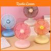Cute Cartoon Style Mini Usb Desk Fan With Strong Wind Power Yellow/brown/pink/blue