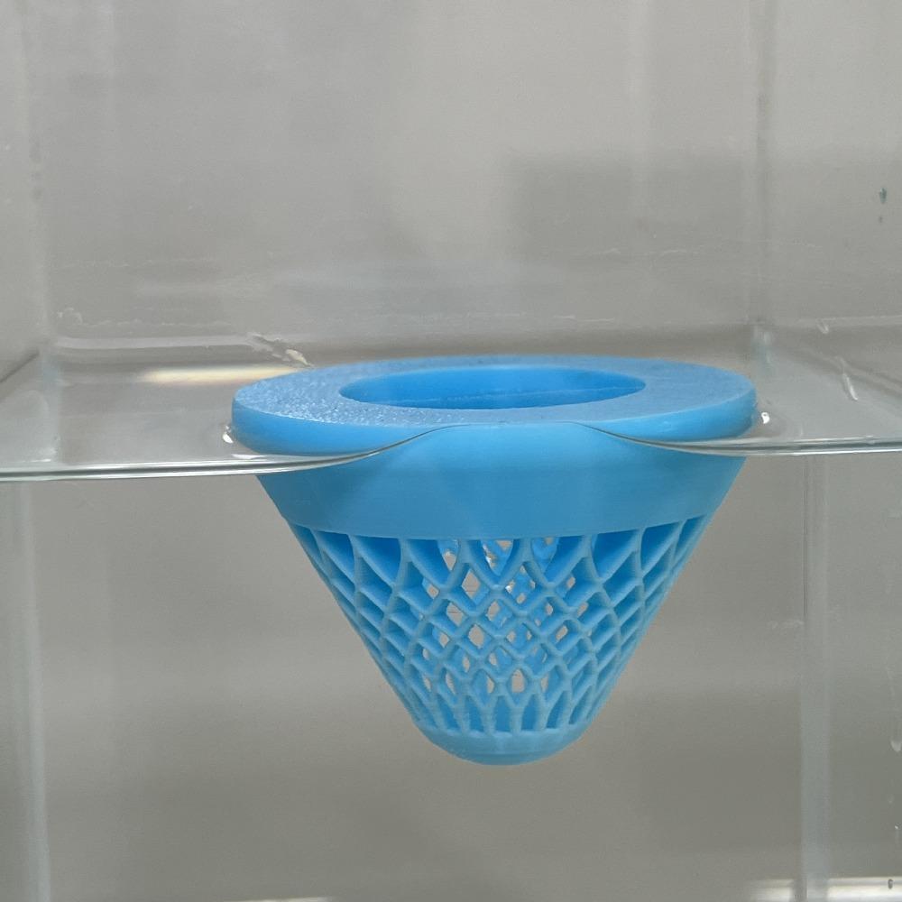 

Decoration PLA Floating Flower Pot Floating with Holes Aquarium Accessory Unique Clear View Fish Tank Decoration Aquarium Small Number синий
