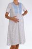 Maternity Short Sleeve Nightgown Cotton Lycra
