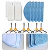 1Set Side Brush Filter Mop Cloth Kit For Conga M50 / M50 For X-Treme Side Brush HEPA Filter Mop Pads Spare Cleaner Parts