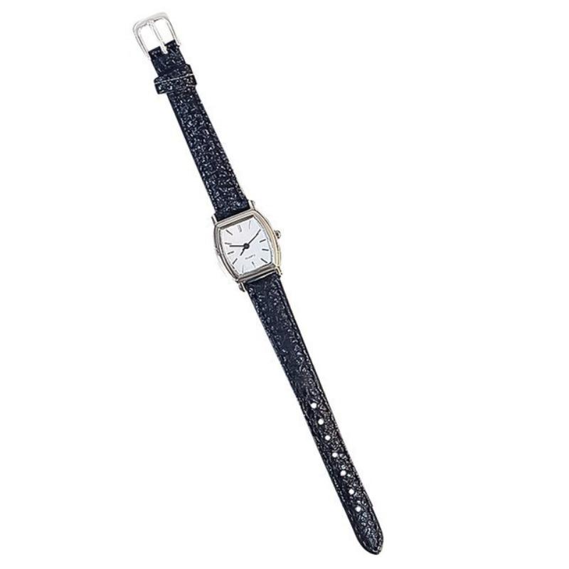 Retro Woman Watches Classic Casual Rectangle Dial Leather Strap Quartz Watches Clock Fashion Ladies Wristwatch Relojes De Mujer