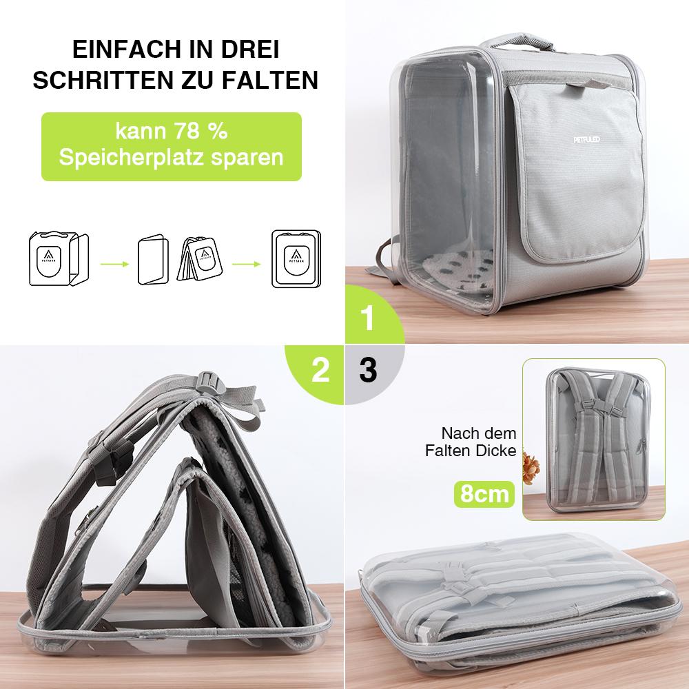 Rucsac de transport pentru pisici/câine Rucsac de transport mare pentru animale de companie, 17 lbs, suport de încărcare, design ventilat, pentru câini de talie mică