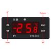 ETC-961 220V Thermostat Temperature Controller Humidity Control Thermometer Hygrometer Refrigeration Alarm NTC Sensor
