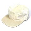 MP3421 Monogram Newsboy Velvet Hat Cap Polyester White