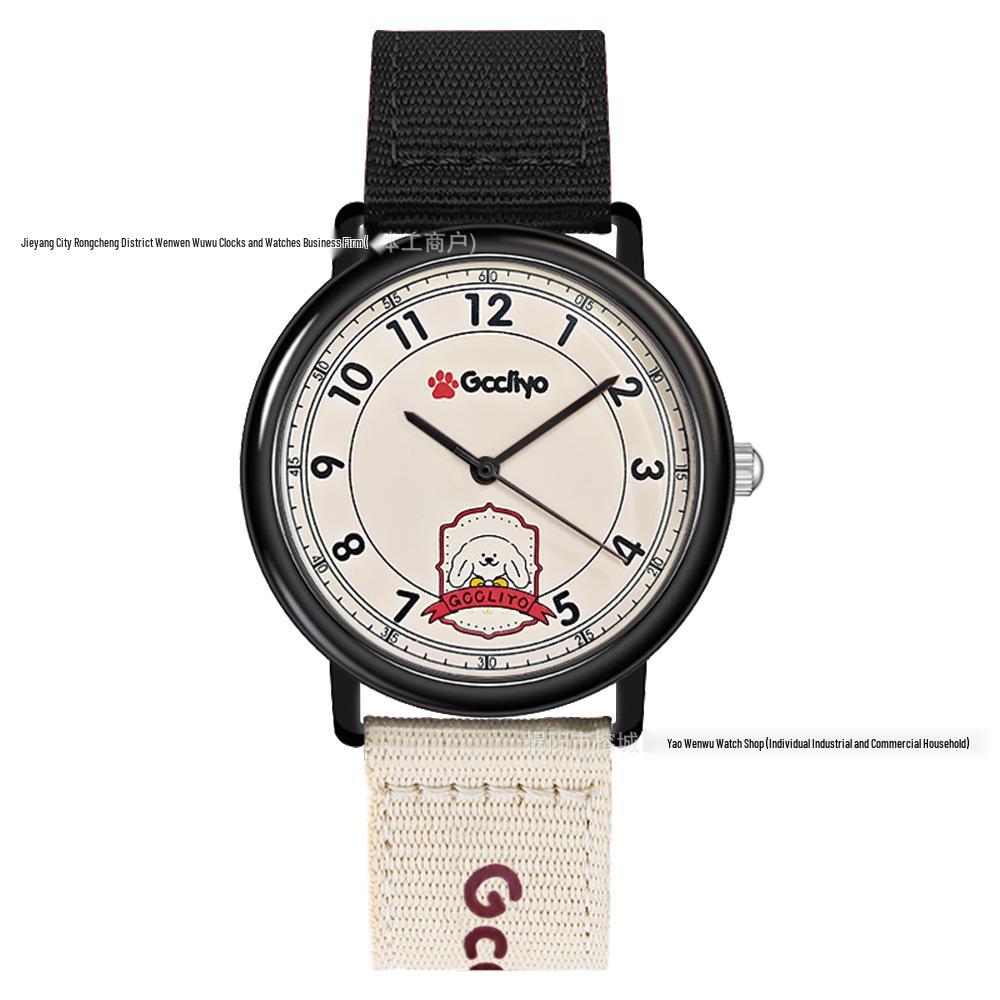 GCCLIYO Women's Retro Canvas Strap Watch