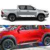 2Pcs Pickup Car Side Door Stickers For Toyota Hilux SR5 SR GR 2005  AN10 AN20 AN30 Car Styling Vinyl Decals Auto Accessories