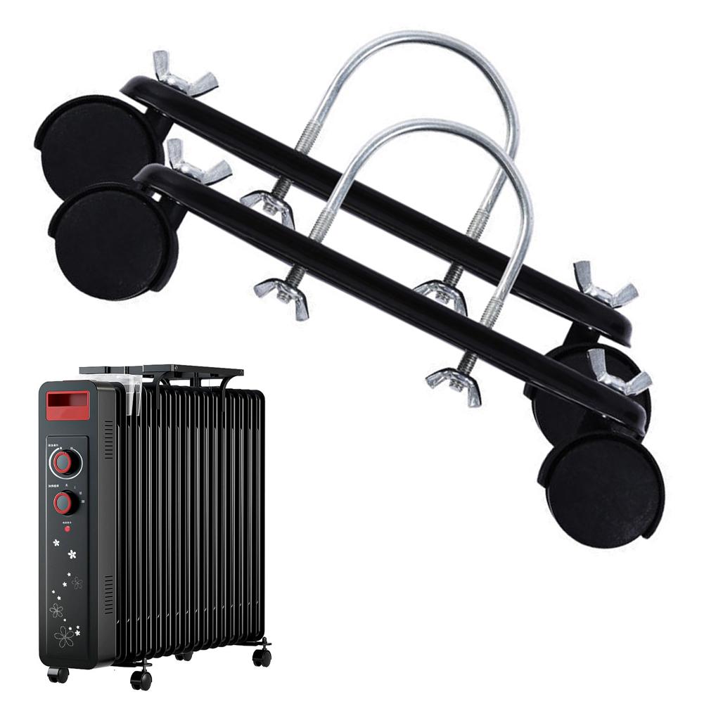 

2x Mobile Pulley Bracket Casters Stand for Electric Heater Oil Ting Hydroelectric Radiator Carbon Steel Black Rotating Wheels China Mainland