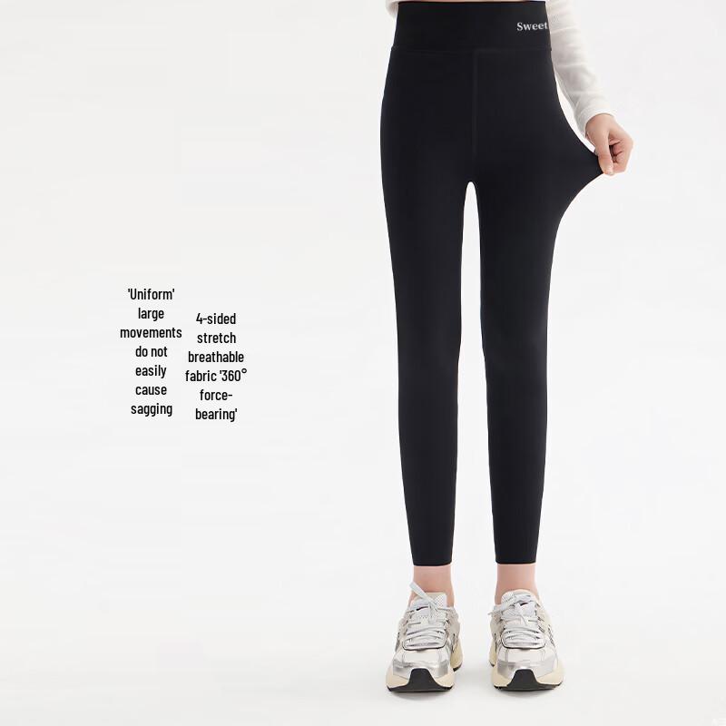 LangSha Girls' Thin Yoga Shark Leggings