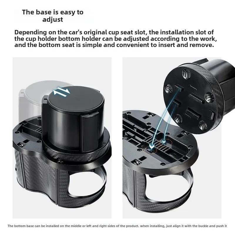 Open Mold DesignCar Accessories Smart Car Cup Holder Warmer and Cooler DC 12V Electric Heating Car Cup Auto Drink Cooling