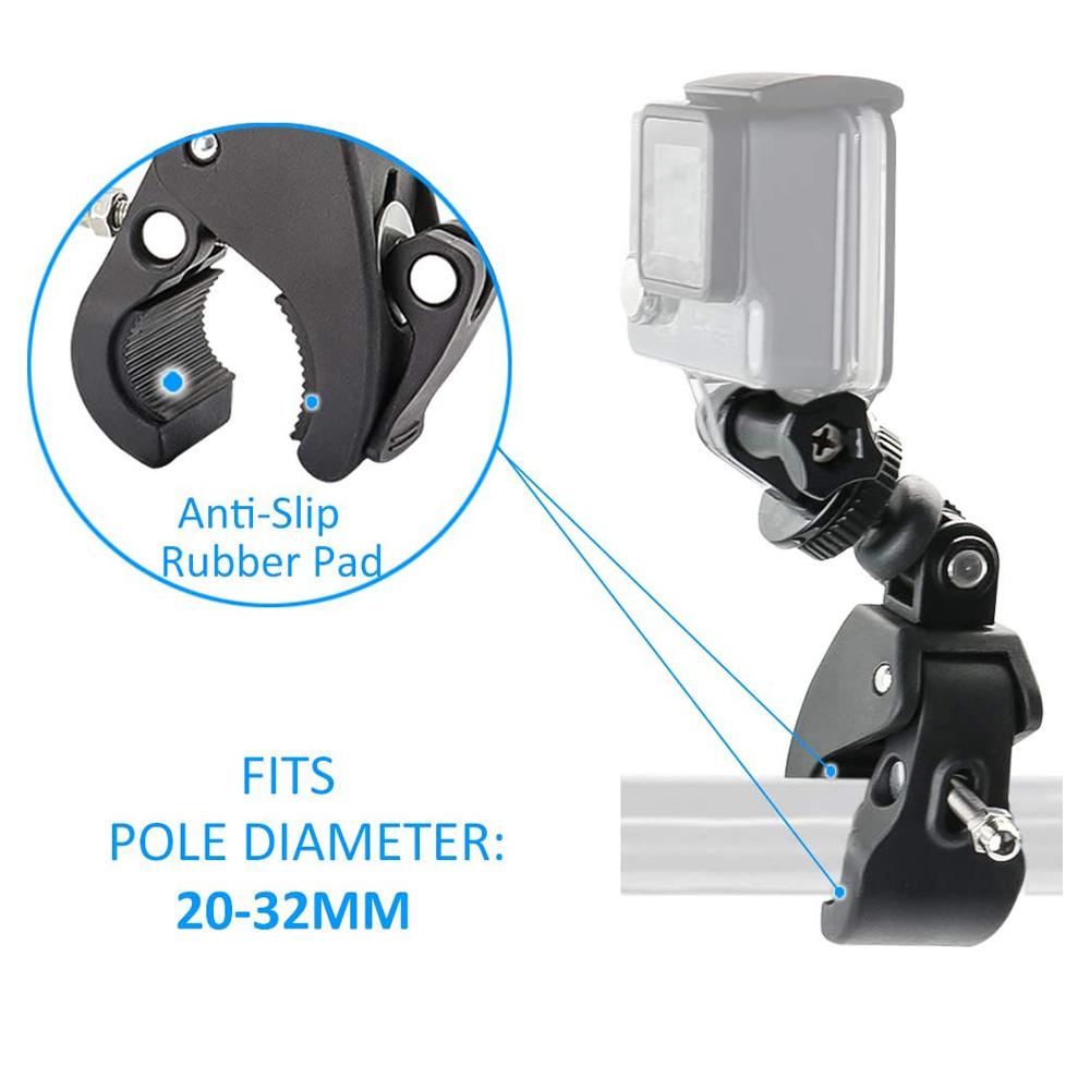 Für Gopro 9/10/11/12 Fahrrad Motorrad Lenkerhalterung Halterung für Go Pro DJI Insta360 SJCAM Halter Action Kamera Zubehör