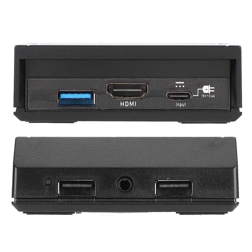 HDMI Portable Charging Dock Base Desktop Charger for Switch Lite with Earphone Interface