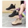 Women's Winter Thick And Warm High Top Shoes With Added Fleece Cotton Shoes