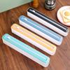 Household Kitchen Wrap Dispenser with Foil & Cling Film Cutter Box, Fresh Bag