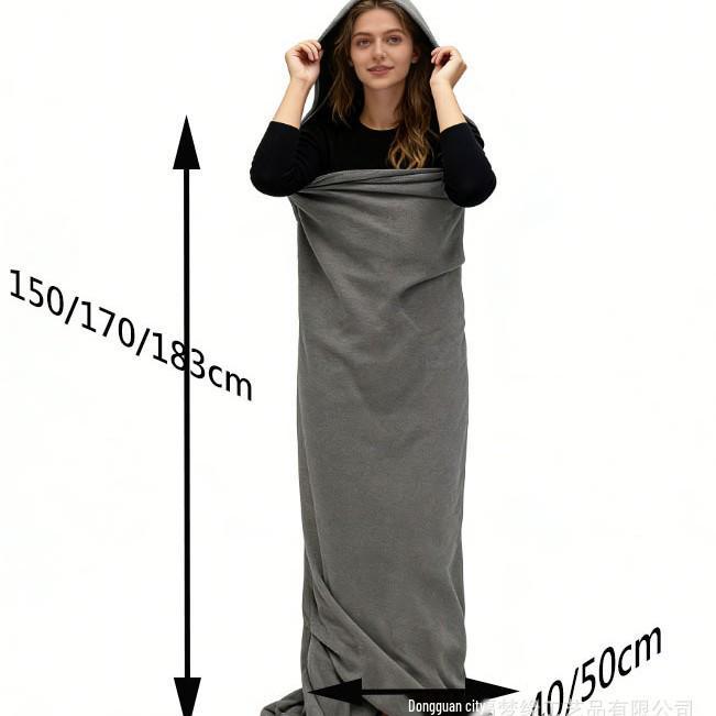 Connectable Windproof Heated Camping Sleeping Bag 157x50 cm