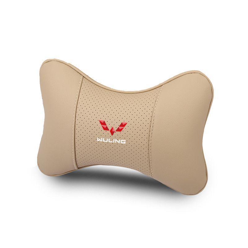 

Compatible with Wuling Hongguang Mini car headrest, backrest, and lumbar support; also fits Wuling Hongguang Mini electric vehicles. Warm Beige